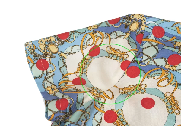 COMME des GARCONS Dot Scarf Printed Silk Dress K-160852_006