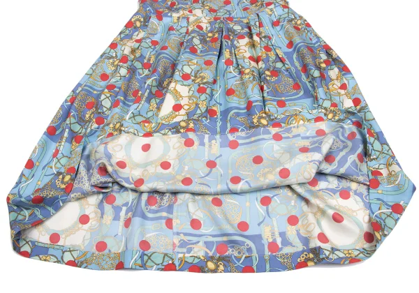 COMME des GARCONS Dot Scarf Printed Silk Dress K-160852_012