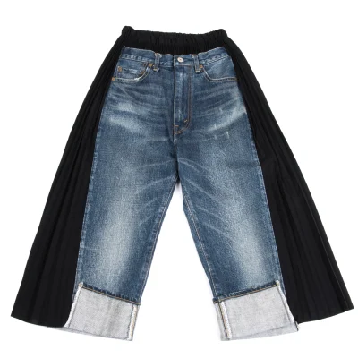 JUNYA WATANABE COMME des GARCONSdenim×Levi's Pleated Switching Jeans