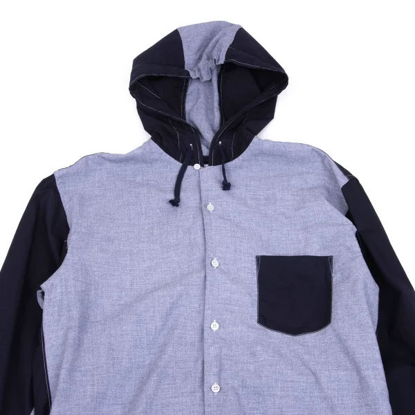 COMME des GARCONS SHIRT Switching Dyed Hoodie Shirt K-160858_002