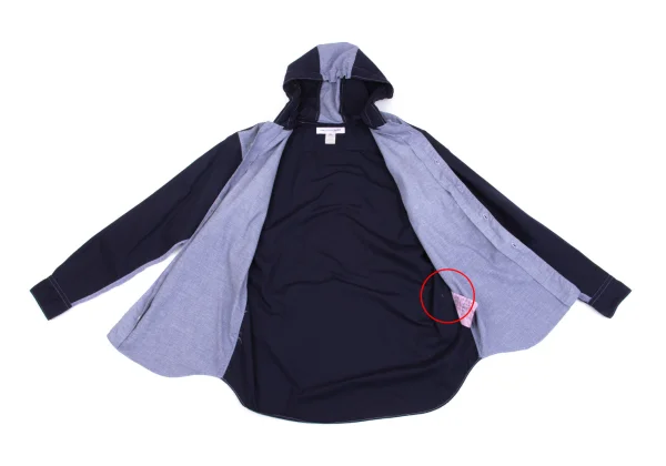 COMME des GARCONS SHIRT Switching Dyed Hoodie Shirt K-160858_009