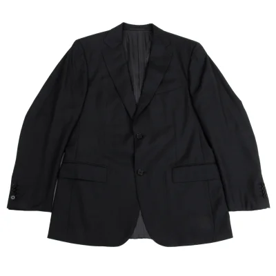 Ermenegildo Zegna Wool Shadow Stripe 2B Jacket