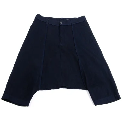 COMME des GARCONS Front Inside out Dropped Crotch Pants