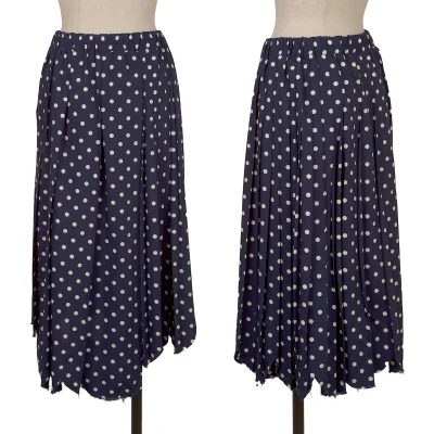 robe de chambre COMME des GARCONS Dot Round-hem Pleats Skirt