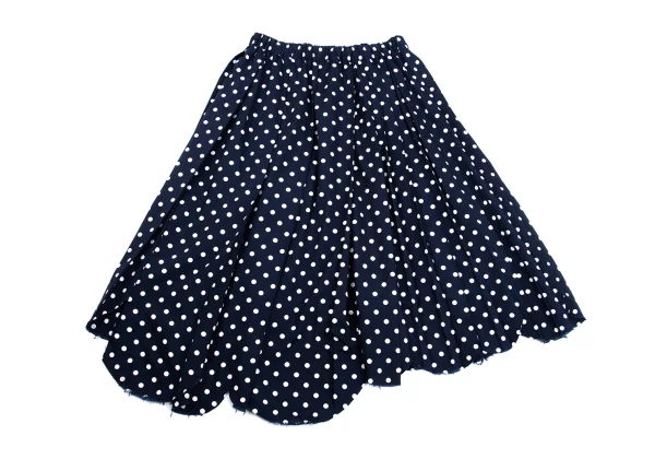 robe de chambre COMME des GARCONS Dot Round-hem Pleats Skirt K-160876_002