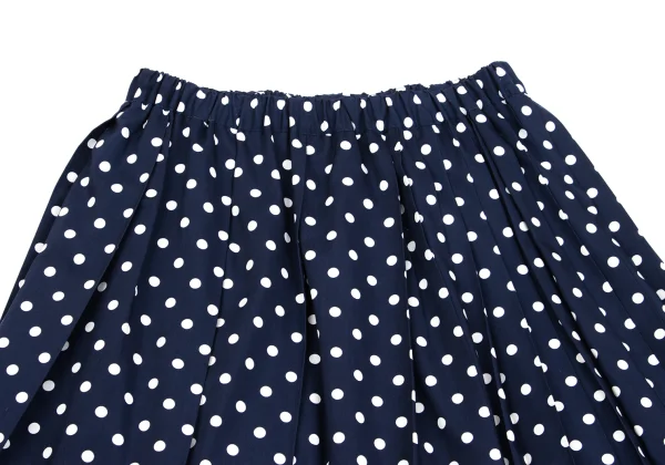 robe de chambre COMME des GARCONS Dot Round-hem Pleats Skirt K-160876_003