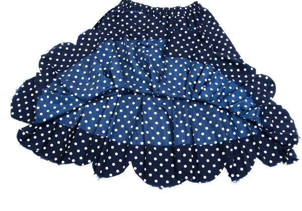 robe de chambre COMME des GARCONS Dot Round-hem Pleats Skirt K-160876_009