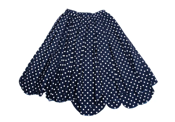 robe de chambre COMME des GARCONS Dot Round-hem Pleats Skirt K-160876_010
