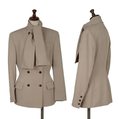 Jean Paul GAULTIER FEMME Scarf-collar Design Jacket