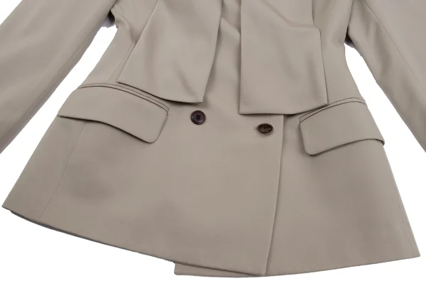Jean Paul GAULTIER FEMME Scarf-collar Design Jacket K-160899_010