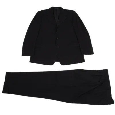 GIANNI VERSACE Wool Nylon Striped Jacket & Pants