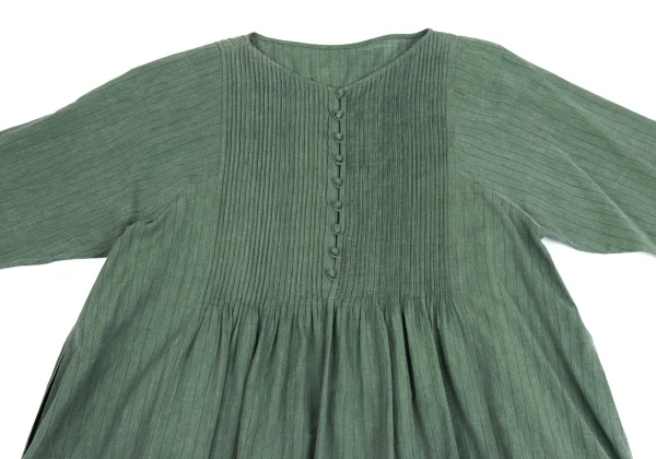 JURGEN LEHL Stripe Pin Pleated Pullover Tunic K-160936_003