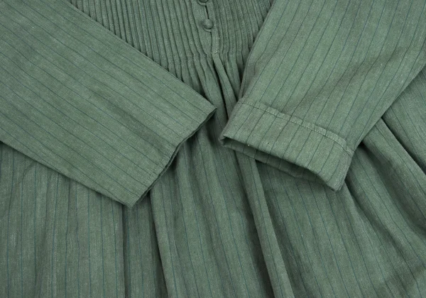 JURGEN LEHL Stripe Pin Pleated Pullover Tunic K-160936_009