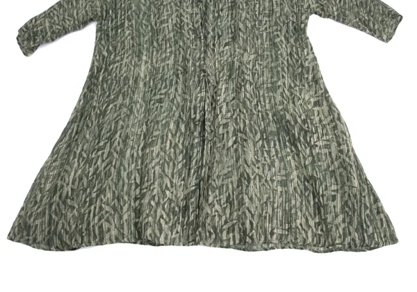 JURGEN LEHL Babaghuri Silk Linen Woven Printed Dolman Long Shirt K-160940_008