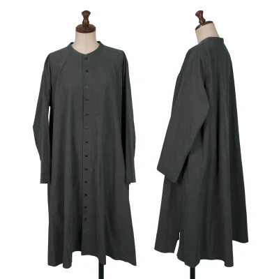 JURGEN LEHL Babaghuri Velour Band Collar Shirt Tunic