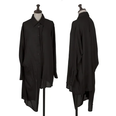 Yohji Yamamoto FEMME Draped Asymmetry Shirt