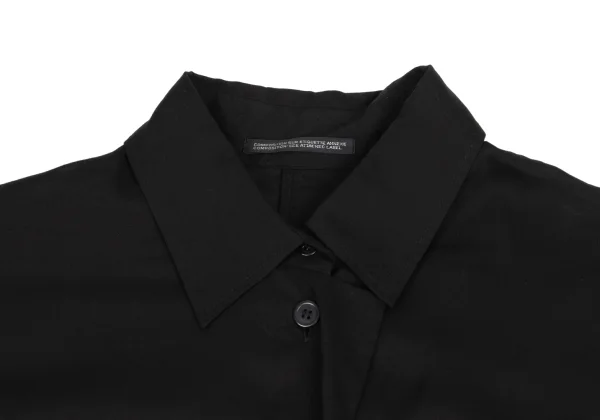 Yohji Yamamoto FEMME Draped Asymmetry Shirt K-160942_004