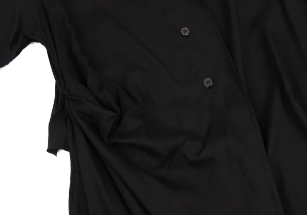 Yohji Yamamoto FEMME Draped Asymmetry Shirt K-160942_009