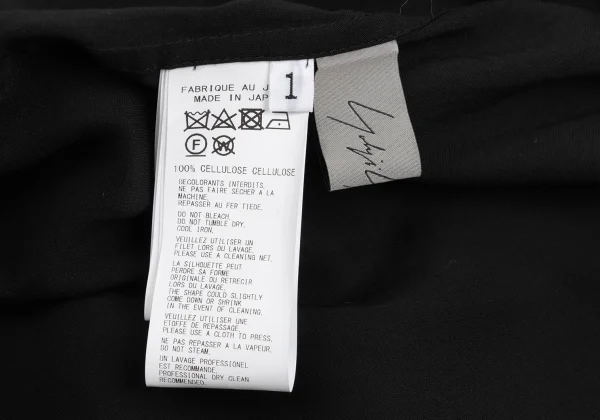 Yohji Yamamoto FEMME Draped Asymmetry Shirt K-160942_017