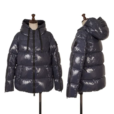 HERNO Coated Zip Design Down Jacket