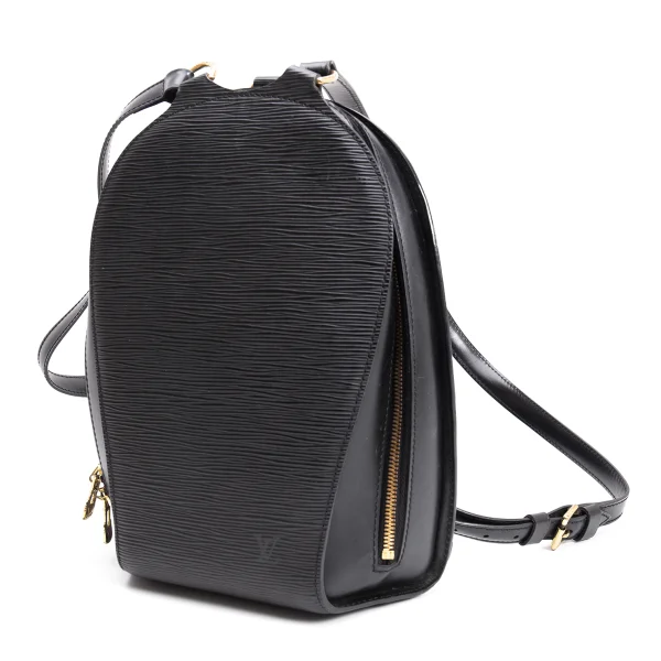 Louis Vuitton Epi Mabillon Leather Backpack Black  K-160946_001