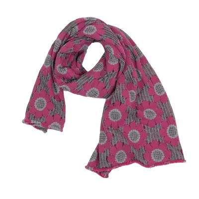 gomme Floral Mesh Stole