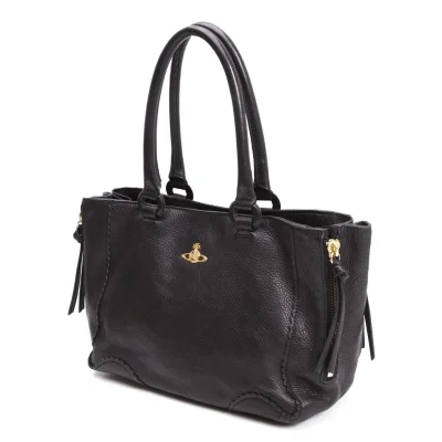 Vivienne Westwood Side Zip Leather Bag