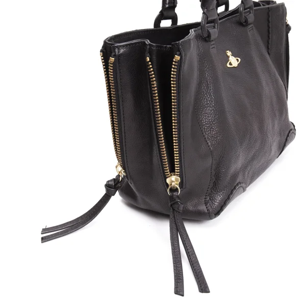 Vivienne Westwood Side Zip Leather Bag K-160955_008