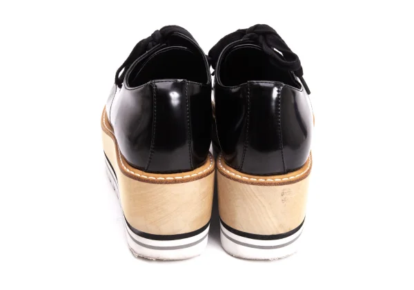 Jeffrey Campbell Shark-sole Platform Leather Shoes K-160957_005