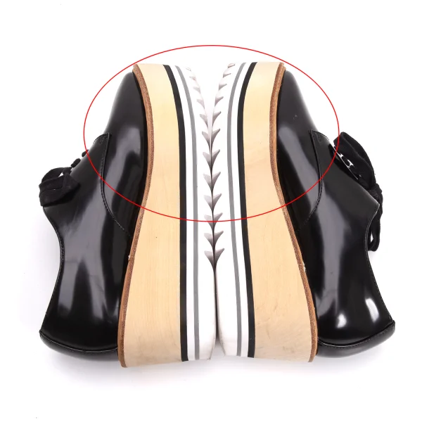 Jeffrey Campbell Shark-sole Platform Leather Shoes K-160957_012