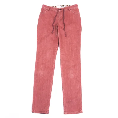 Mademoiselle NON NON Cotton Blend Stretch Slim Pants