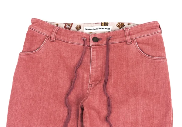 Mademoiselle NON NON Cotton Blend Stretch Slim Pants K-160961_002