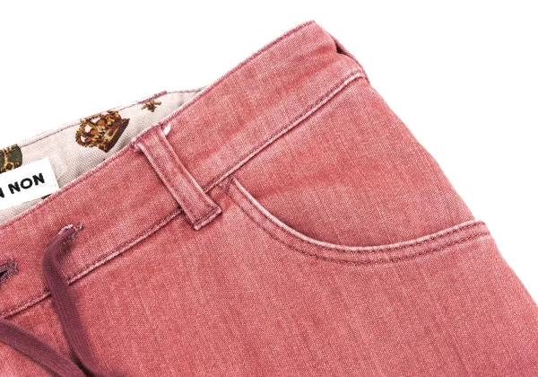 Mademoiselle NON NON Cotton Blend Stretch Slim Pants K-160961_005