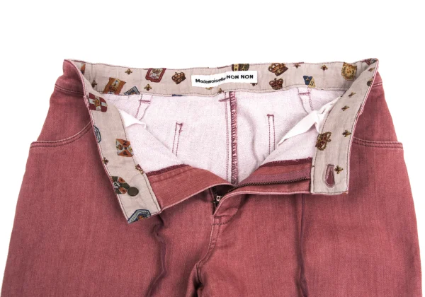 Mademoiselle NON NON Cotton Blend Stretch Slim Pants K-160961_006