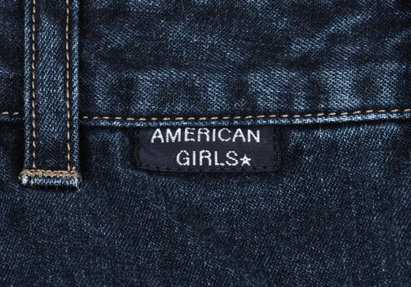 Mademoiselle NON NON Piping Pocket Straight Jeans K-160962_004