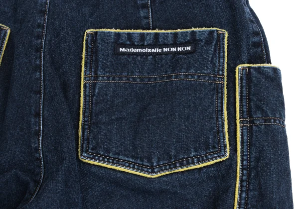 Mademoiselle NON NON Piping Pocket Straight Jeans K-160962_012