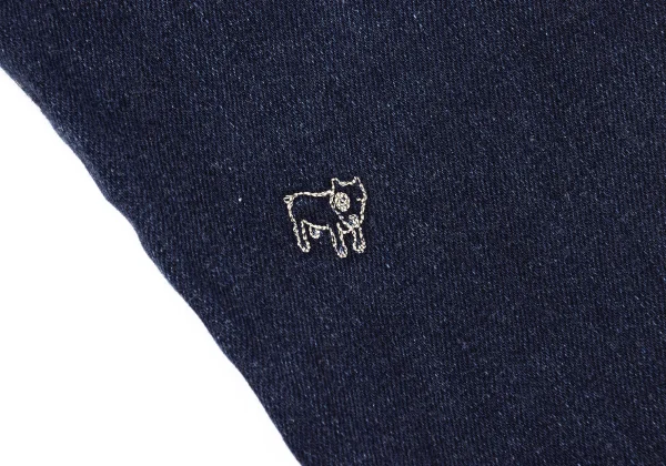 NON NO Animal Point Embroidered Slim Jeans K-160966_012