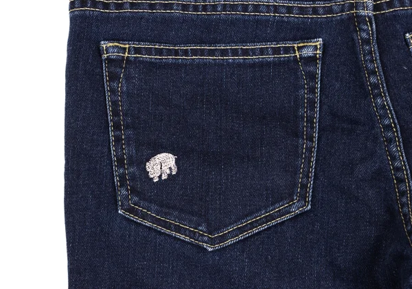 NON NO Animal Point Embroidered Slim Jeans K-160966_015