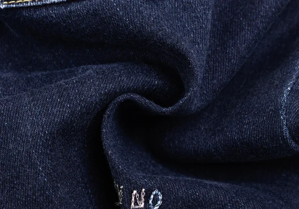 NON NO Animal Point Embroidered Slim Jeans K-160966_017
