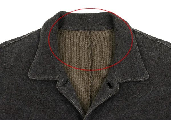 Papas Washed Cotton Sweat Tailored Jacket K-160967_003