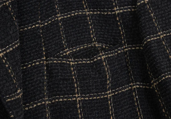 Christian Dior Wool Poly Check Jacket K-160968_005