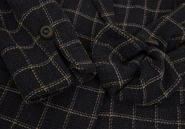 Christian Dior Wool Poly Check Jacket K-160968_007