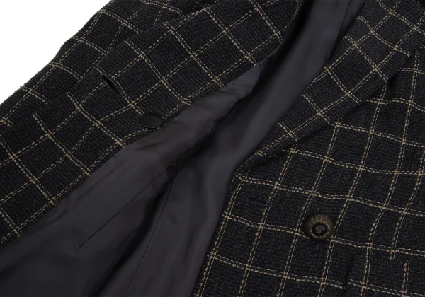 Christian Dior Wool Poly Check Jacket K-160968_011