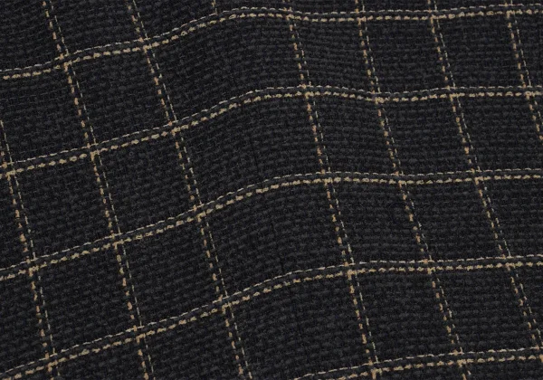 Christian Dior Wool Poly Check Jacket K-160968_014