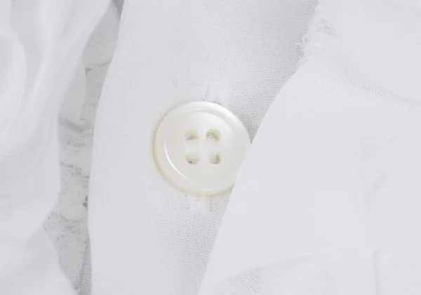 COMME des GARCONS Poly Front Frills Decorated Blouse K-160972_006