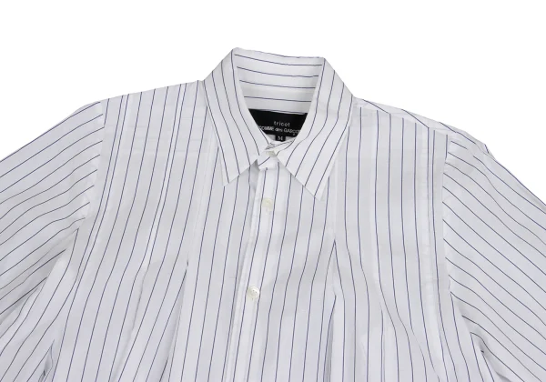 tricot COMME des GARCONS Cotton Tuck Stripe Shirt K-160973_003