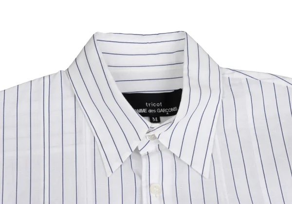 tricot COMME des GARCONS Cotton Tuck Stripe Shirt K-160973_004