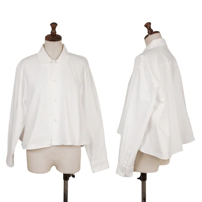 tricot COMME des GARCONS Lace-trim Round-collar Blouse
