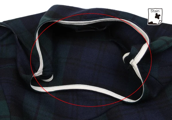 tricot COMME des GARCONS Wool Switching Sleeveless Check Dress K-160976_006