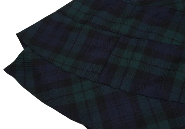 tricot COMME des GARCONS Wool Switching Sleeveless Check Dress K-160976_009
